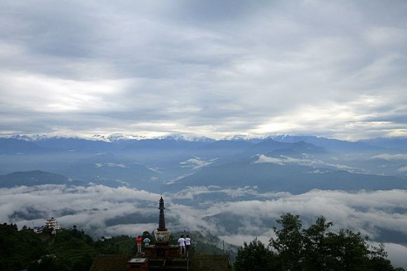 Nepal - Nagarkot, Himalayalar.