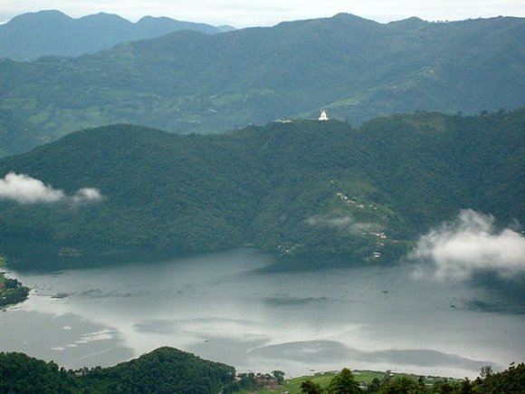 Pokhara - Sarangkot'tan Phewa Gölü