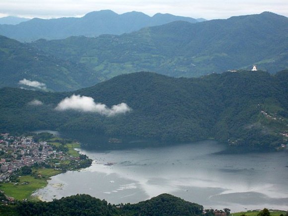 Pokhara - Sarangkot'tan Phewa Gölü ve Pokhara