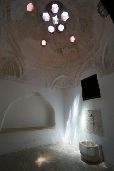 Rodos Arkeoloji Müzesi'ndeki Osmanlı Bölümündeki hamam.