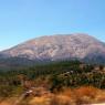 Adanın en yüksek dağı Attaviros, Rodos.