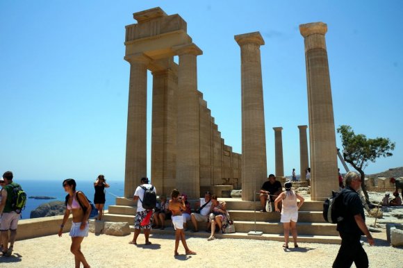 Lindos Akropolis, Rodos Adası.