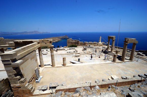 Lindos Akropolis, Rodos Adası.