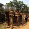 Angkor Thom şehri içinde yer alan 350 metre uzunluğundaki Filler Terası (Terrace of the Elephants) Angkor Kralı Jayavarman VII tarafından zaferle dönen ordusunu selamlamak için kullanılırmış.