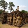 Filler Terası (Terrace of the Elephants), Angkor Thom, Angkor Arkeoloji Parkı.