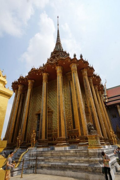 Wat Phra Kaew, Büyük Saray (Grand Palace), Bangkok.