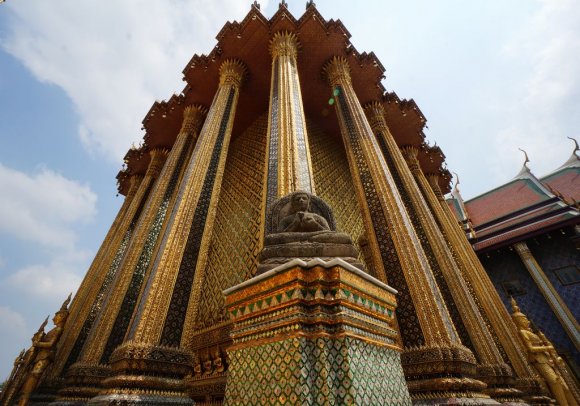 Wat Phra Kaew, Büyük Saray (Grand Palace), Bangkok.