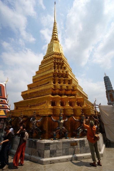 Wat Phra Kaew, Büyük Saray (Grand Palace), Bangkok.