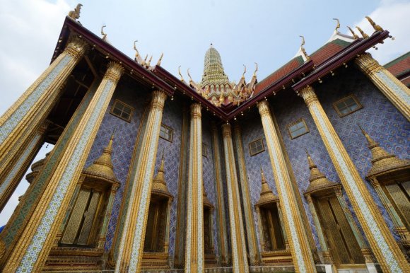 Wat Phra Kaew, Büyük Saray (Grand Palace), Bangkok.