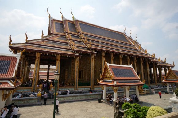 Wat Phra Kaew, Büyük Saray (Grand Palace), Bangkok.
