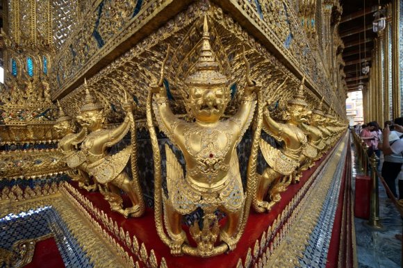 Wat Phra Kaew, Büyük Saray (Grand Palace), Bangkok.
