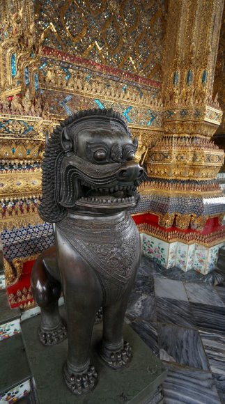Ubosot, Wat Phra Kaew, Büyük Saray (Grand Palace), Bangkok.