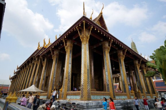 Wat Phra Kaew, Büyük Saray (Grand Palace), Bangkok.