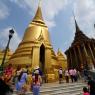 Phra Si Rattana Chedi, Wat Phra Kaew, Büyük Saray (Grand Palace), Bangkok.