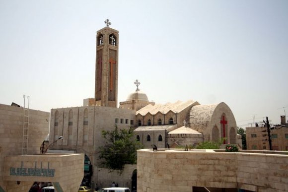 Kral Abdullah Camii'nin karşısındaki Coptic Orthadox Kilisesi.