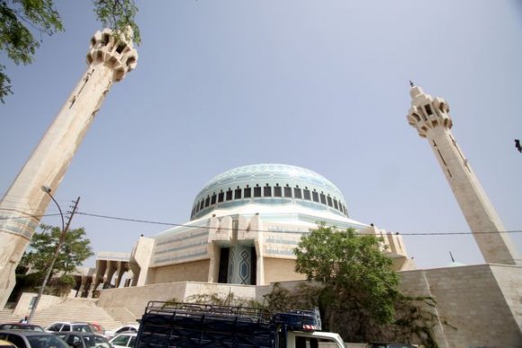 Amman'daki ilk durak, Kral Abdullah Camii.