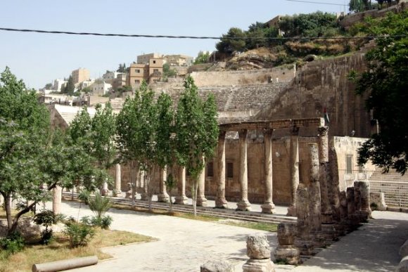 Amman'daki Roma Tiyatrosu.