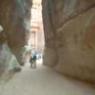Petra - Siq geçidinden Hazineye (Treasury) geçiş.