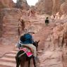 Petra - Adak Tepesi (High Place of Sacrifice) çıkış yolu.