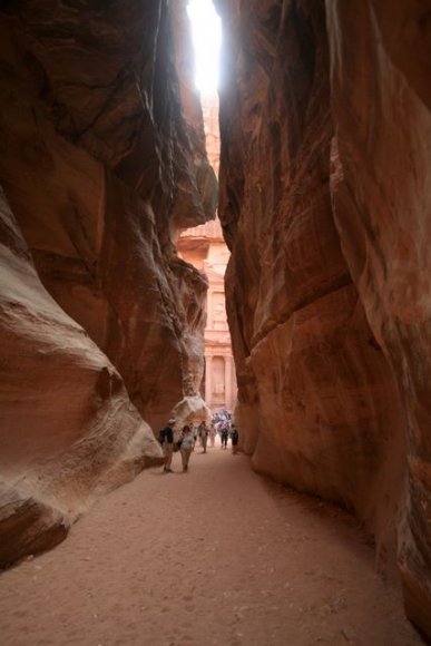 Petra - Siq sonunda Hazine (Treasury)