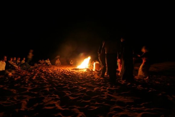 Wadi Rum - Gece Bedevi kampı.