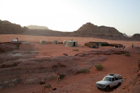 Wadi Rum - Sunset Kamp alanı.