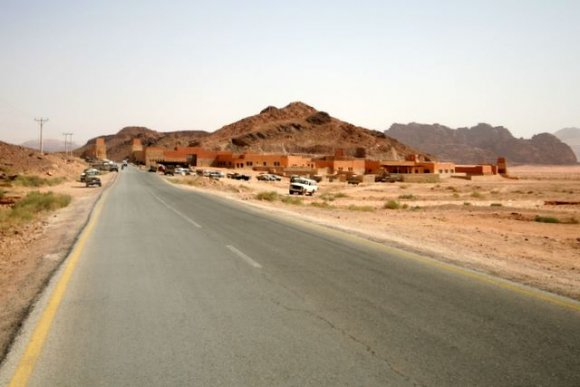 Wadi Rum Ziyaretçi Merkezi.