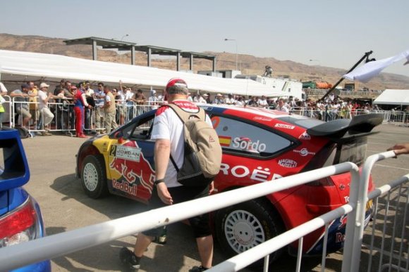 WRC 2008 Ürdün - Tören alanı.