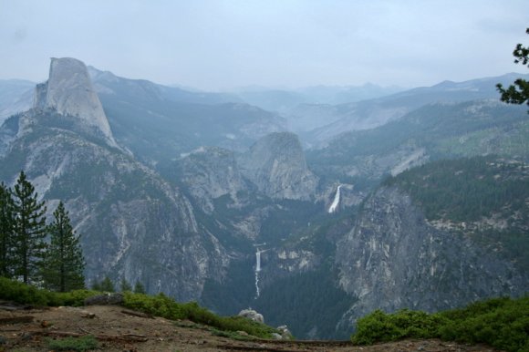 Yosemite Ulusal Parkı - Glacier Point'ten manzara