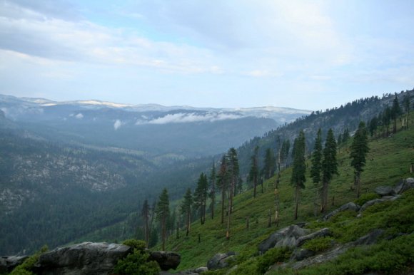 Yosemite Ulusal Parkı - Glacier Point'ten manzara.