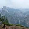 Yosemite Ulusal Parkı - Glacier Point'ten manzara.