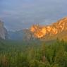 Yosemite Ulusal Parkı - Tunnel View 'den gün batımı.